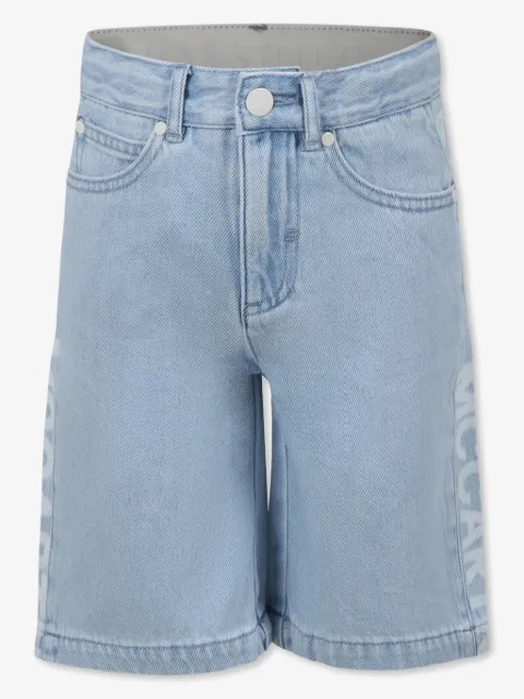 Stella McCartney Kids logo-print shorts