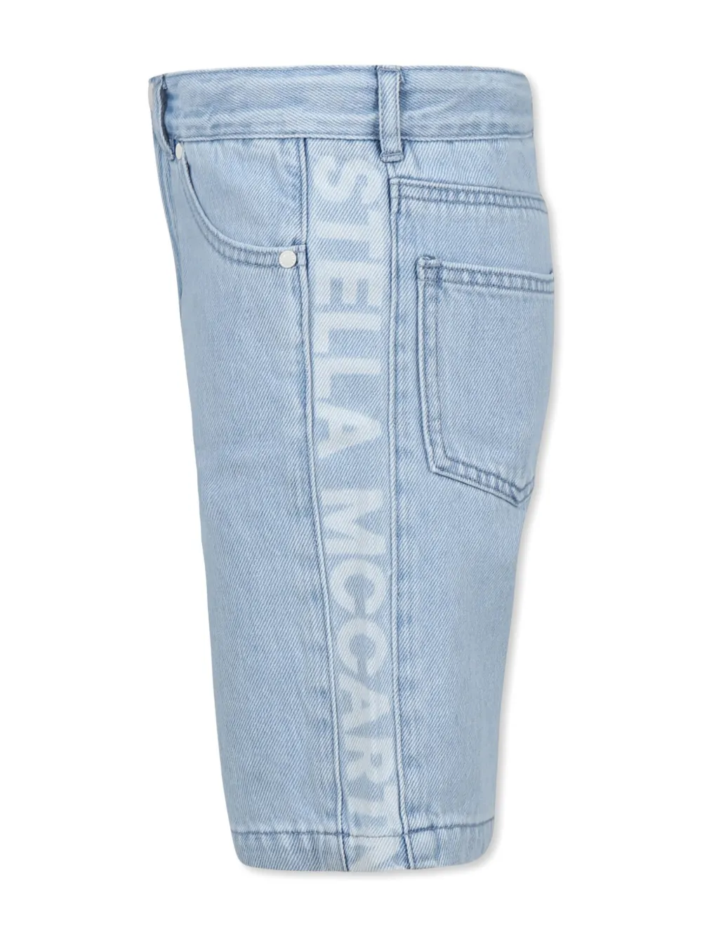STELLA MCCARTNEY LOGO-PRINT SHORTS