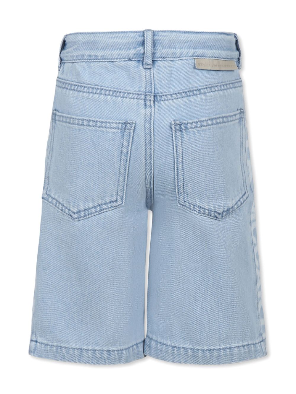 Stella McCartney Kids logo-print shorts - Blue