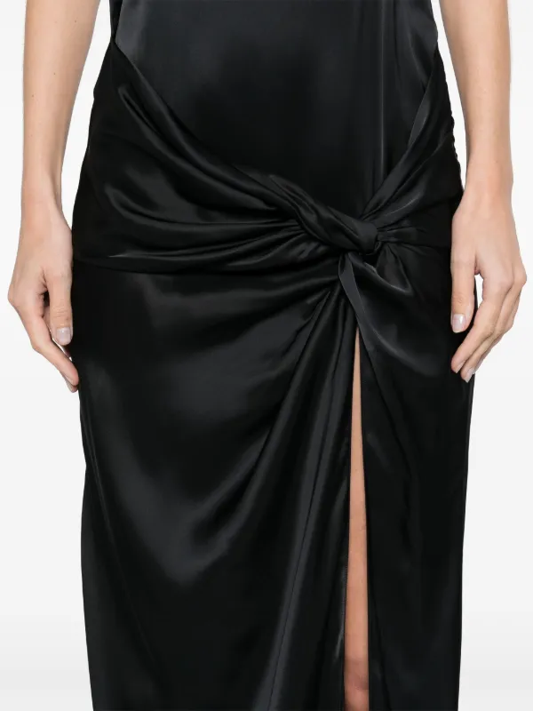 ワンピース THE ATTICO Woman Dress Black 250WCW00184VVV088AA 100 THE ATTICO | Black Women's Long Dress | YOOX