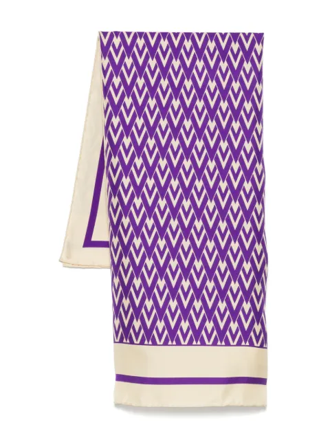 Valentino Garavani geometric-patterned scarf