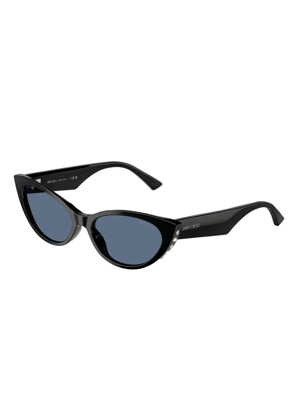 Jimmy Choo Eyewear cat-eye embellished sunglasses 501780 BLACK