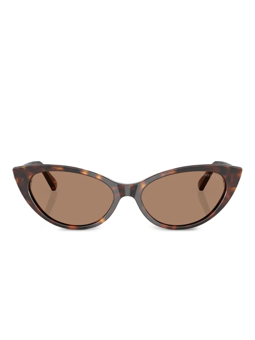 Jimmy Choo Eyewear lentes de sol con armazón cat eye estilo carey | marrón | Image 1