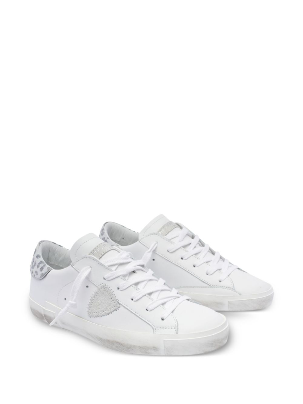 Philippe Model Paris PRSX leather sneakers - Wit