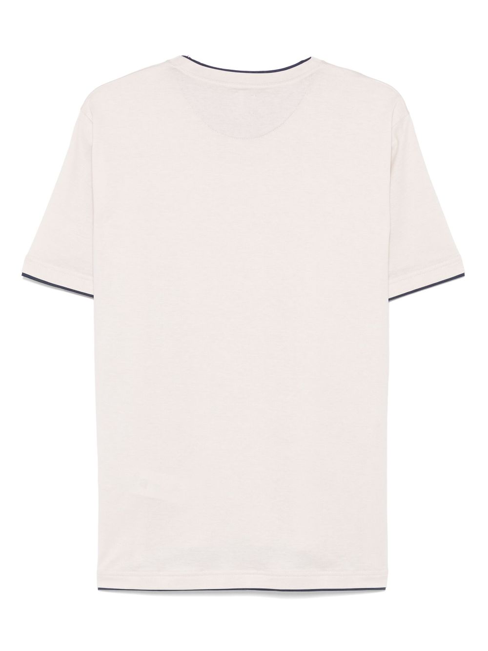 Eleventy T-shirt met logoprint - Beige