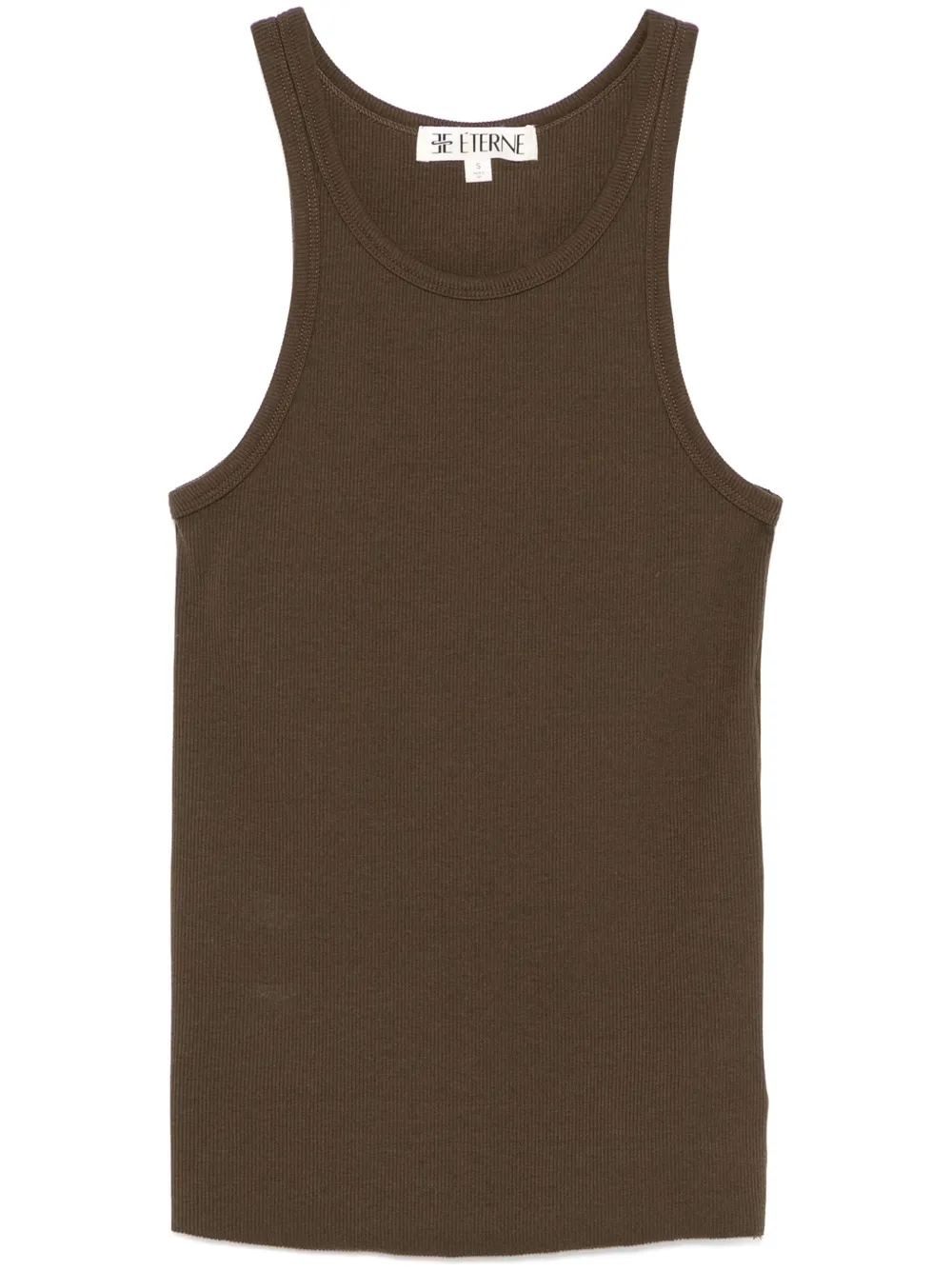 ETERNE fine-ribbed tank top