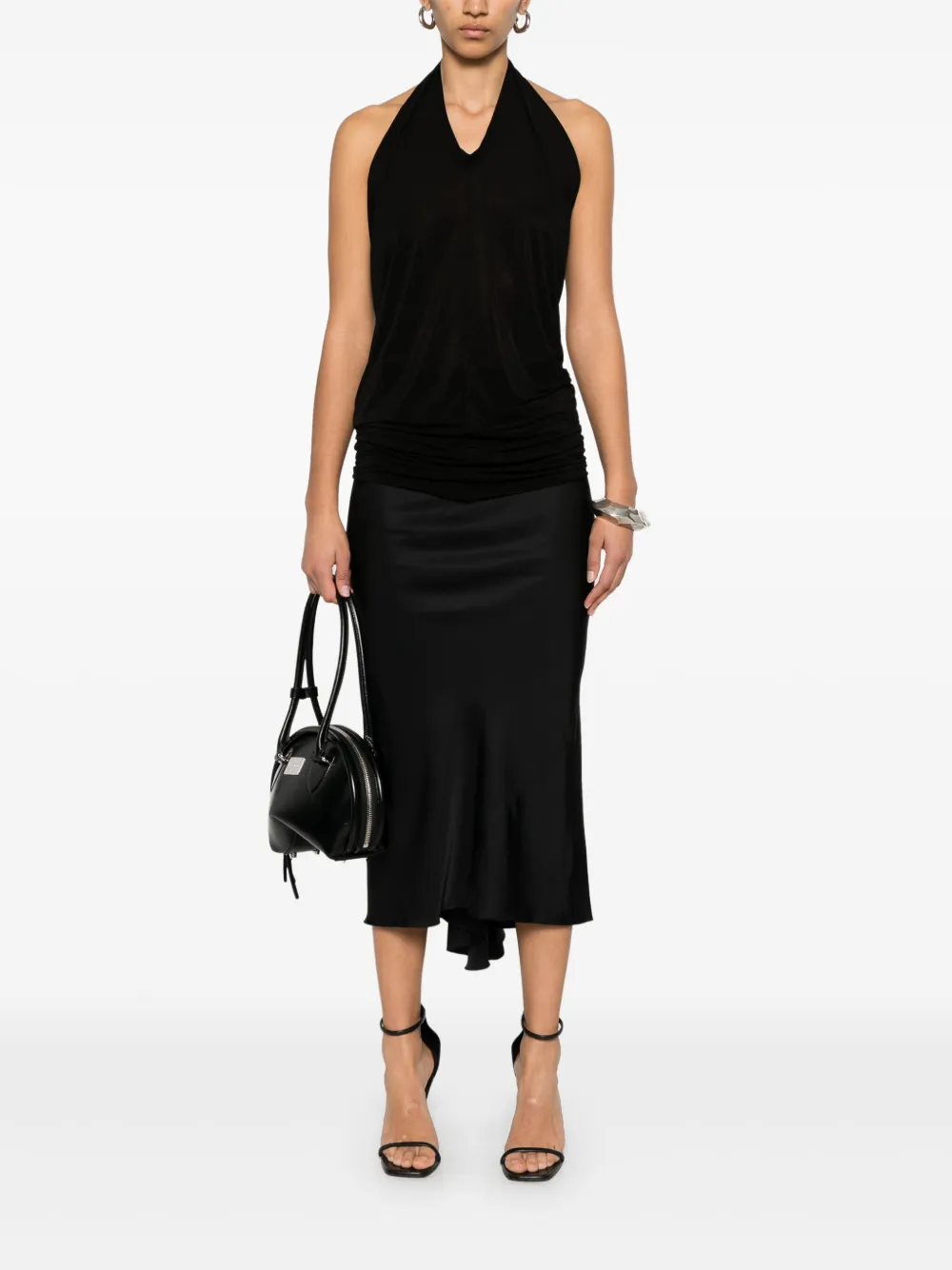 Rick Owens Midi-rok - Zwart