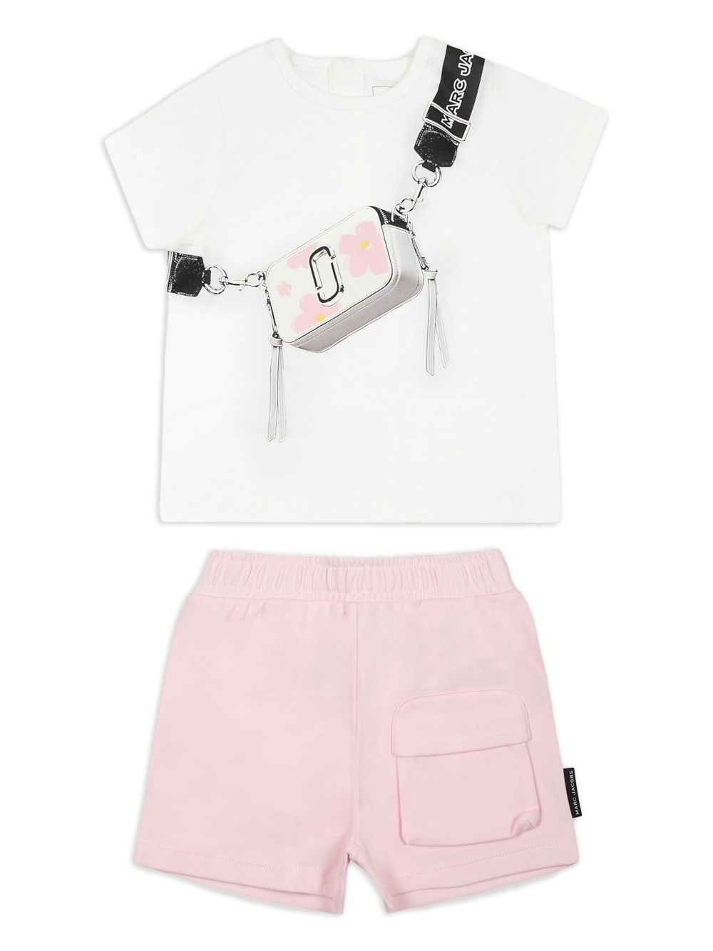 Marc Jacobs Kids graphic-print shorts set - White