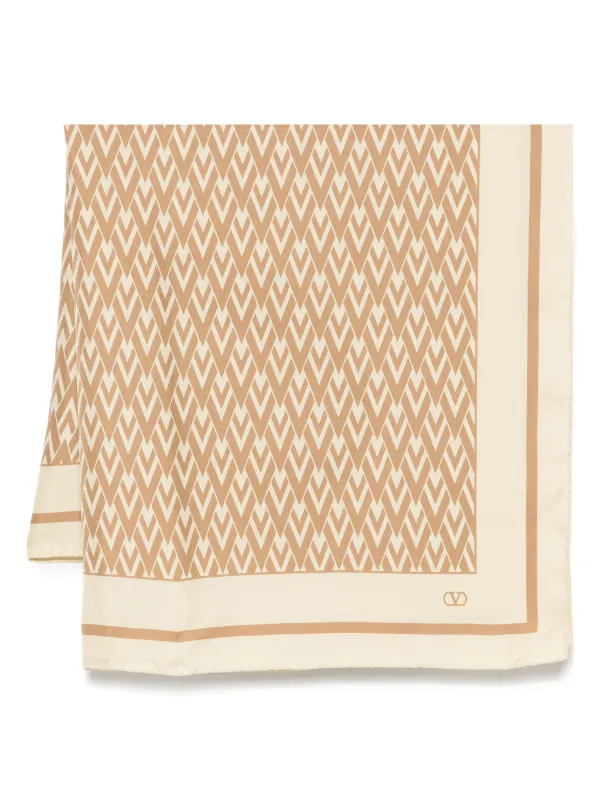 Valentino Garavani トワル イコノグラフ スカーフ | ニュートラル