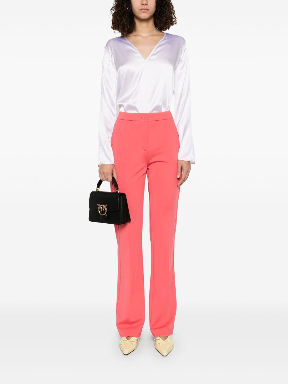 PINKO Straight broek - Roze