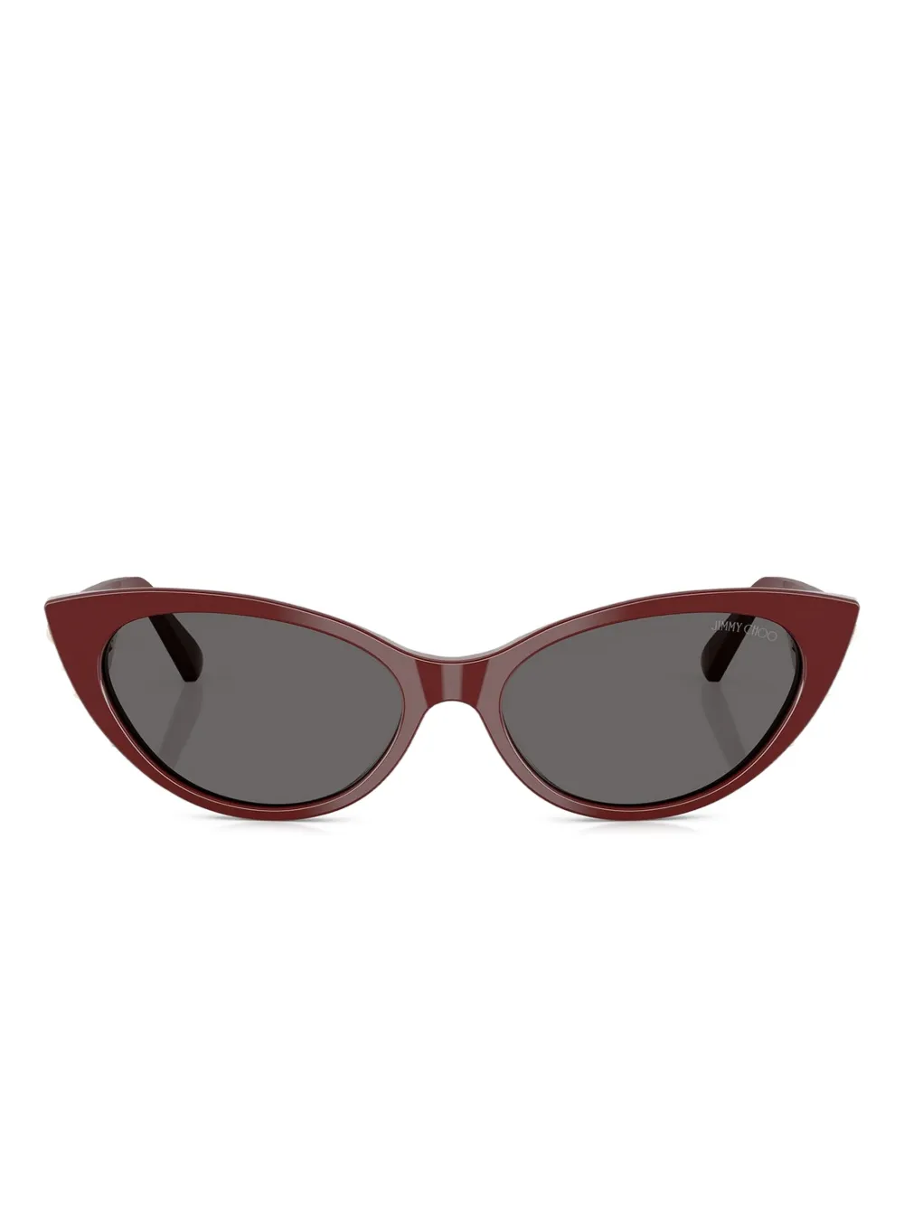Jimmy Choo Eyewear Occhiali da sole cat-eye - Rosso