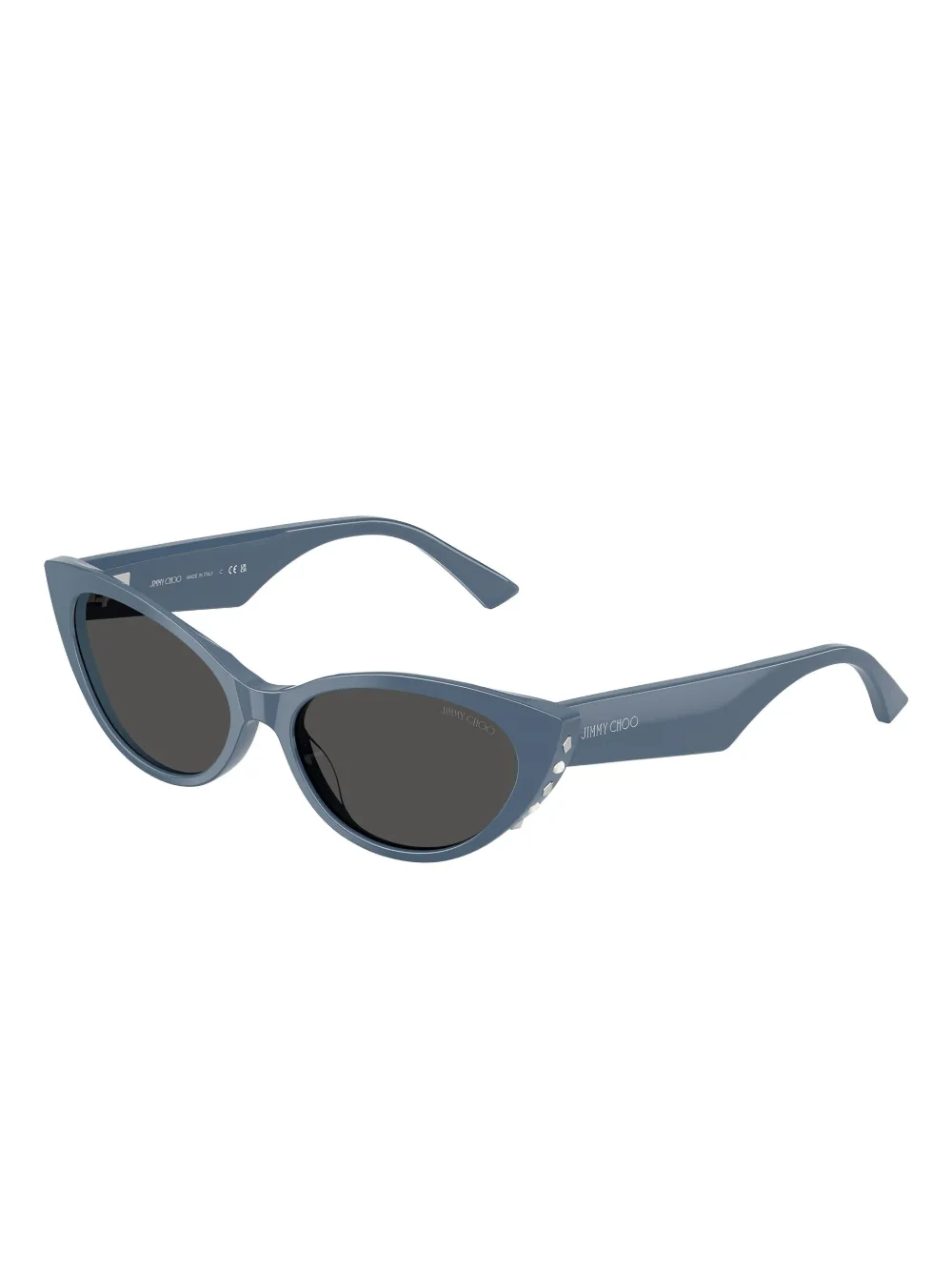 Jimmy Choo Eyewear Zonnebril met cat-eye montuur Blauw
