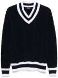 Drumohr chunky ribbed-knit sweater - Blue