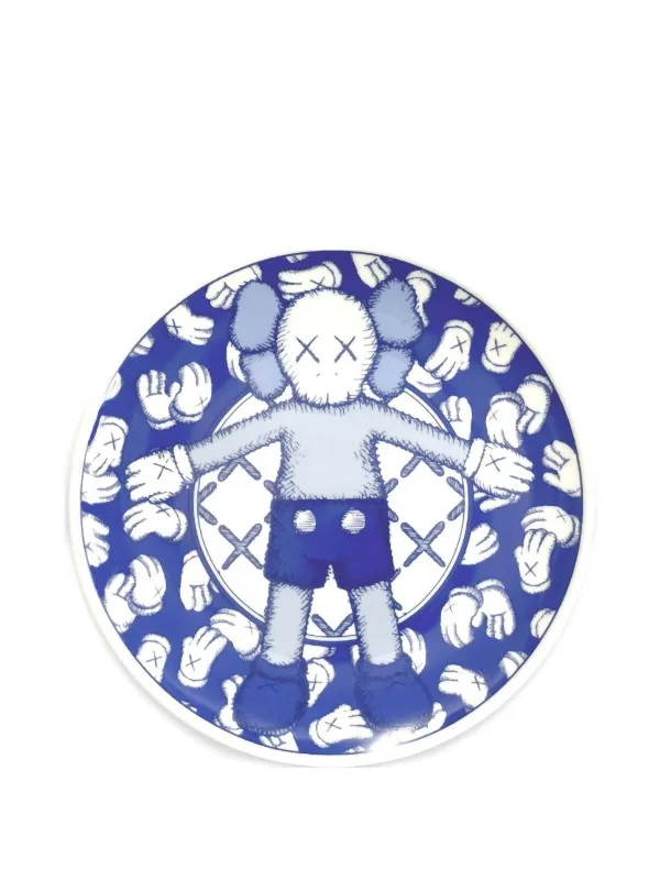 KAWS Holiday Taipei Ceramic Plates (set Of four) | Blue | FARFETCH JO