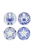 KAWS Holiday Taipei ceramic plates (set of four) - Blue
