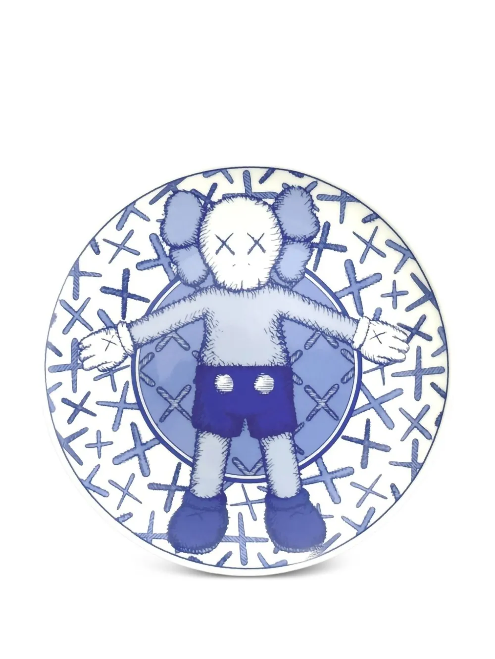 KAWS Holiday Taipei Ceramic Plates (set Of four) | Blue | FARFETCH