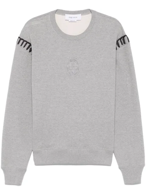 Alexander McQueen sudadera con motivo Skull