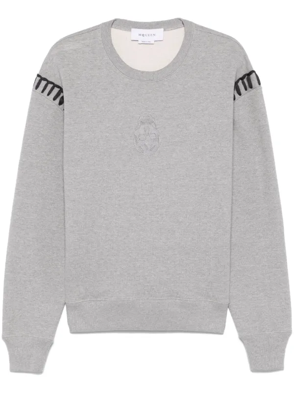 Alexander McQueen スカル スウェットシャツ | グレー | FARFETCH JP