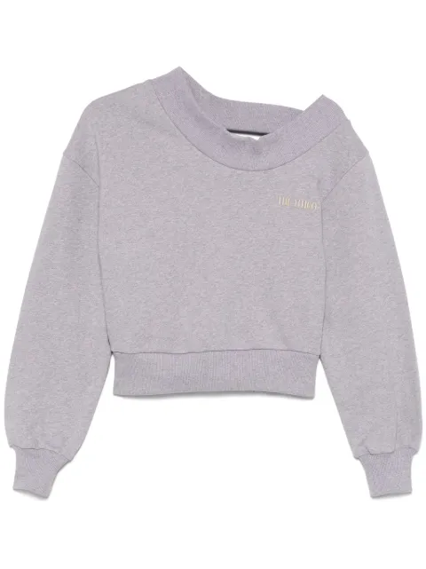The Attico sudadera con efecto melange