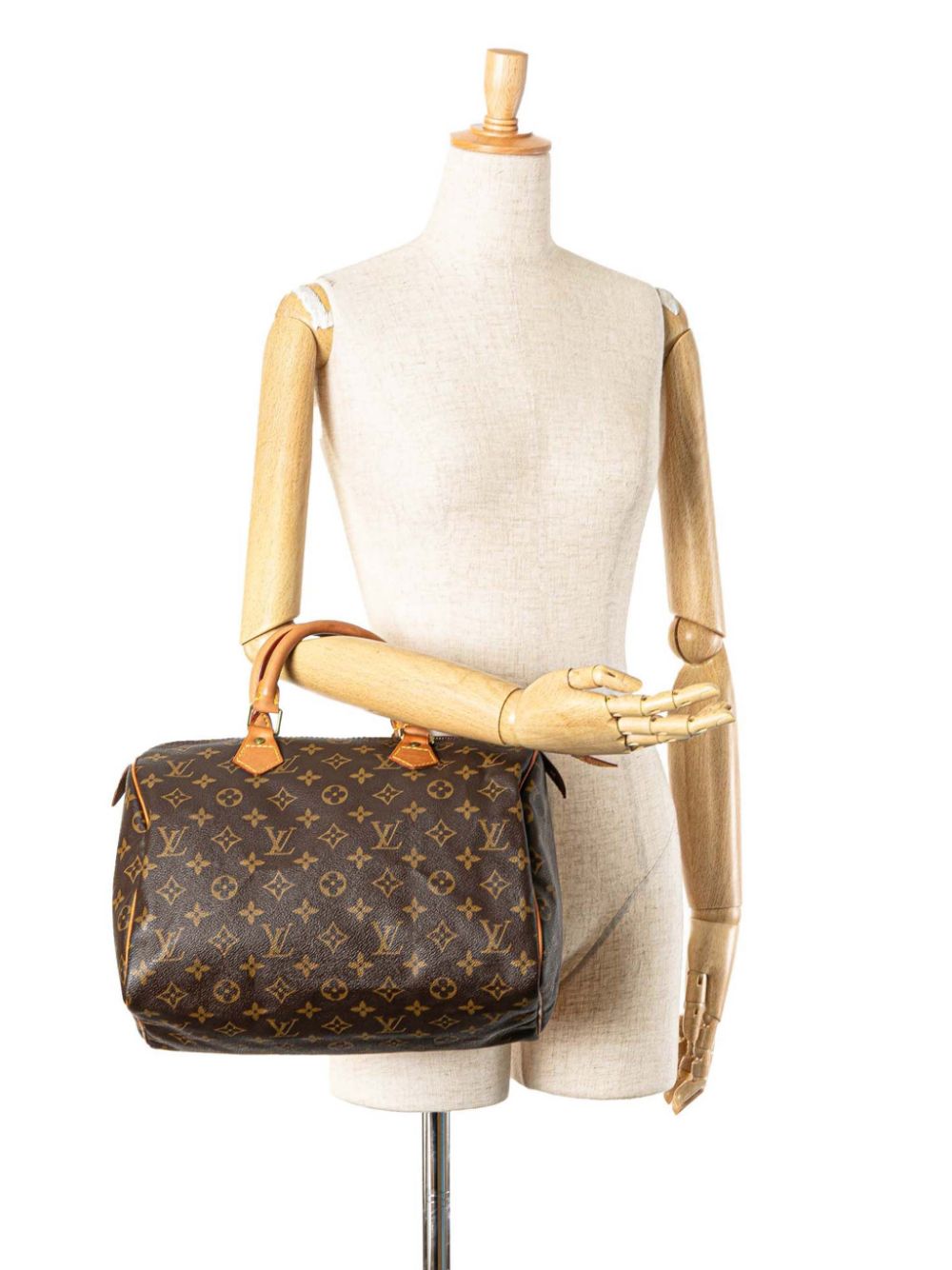 Louis Vuitton Pre-Owned 2000 Speedy 30 Boston tas met monogram - Bruin