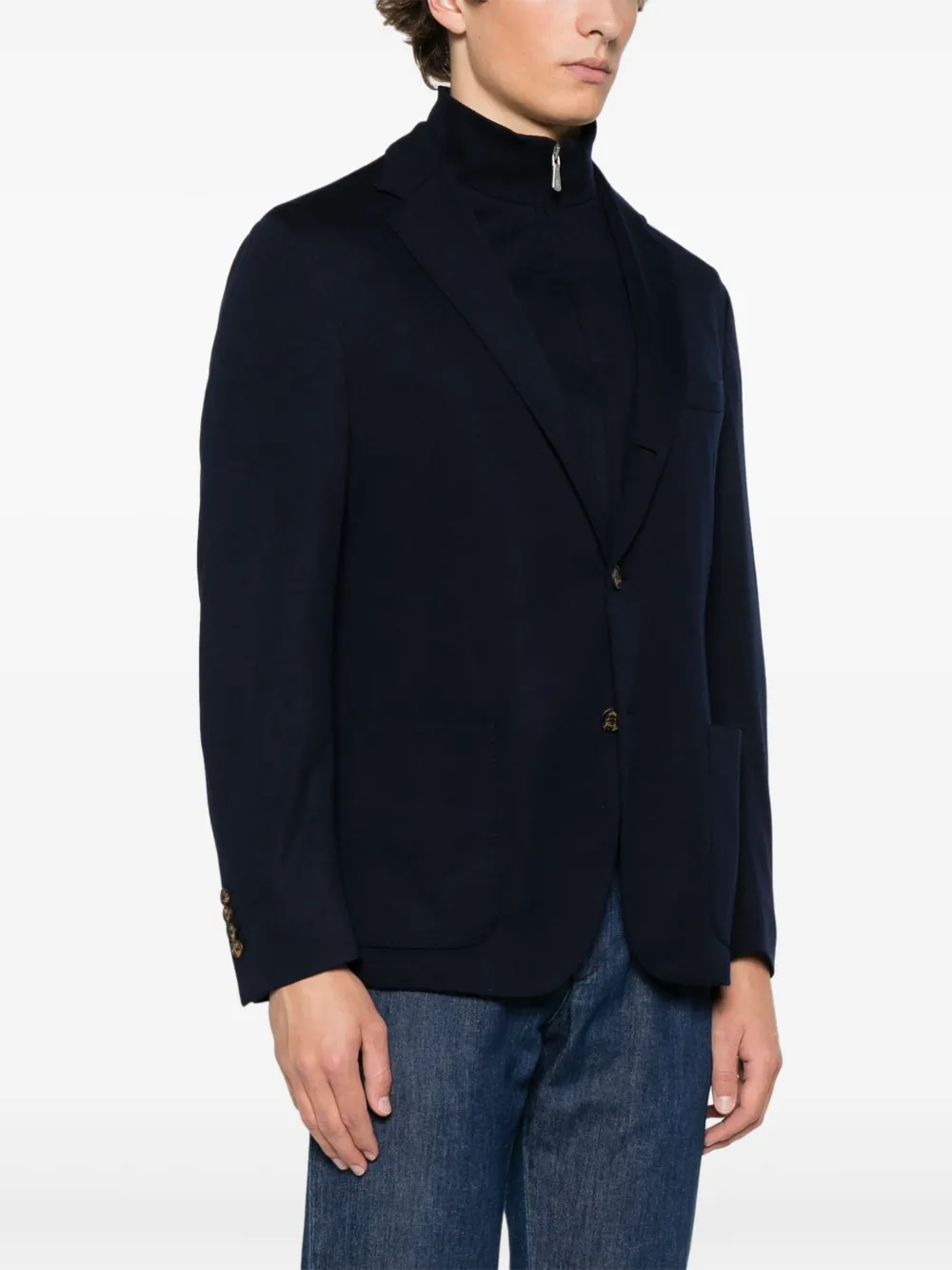 Eleventy Gelaagde blazer Blauw