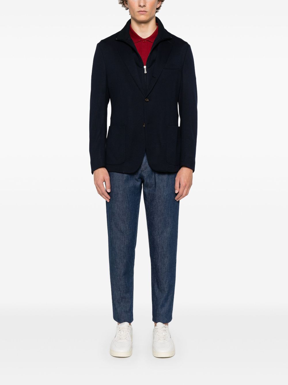 Eleventy Gelaagde blazer - Blauw