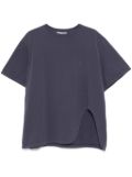 The Attico asymmetric T-shirt - Purple