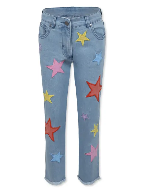 Stella McCartney Kids Jeans mit Stern-Patches