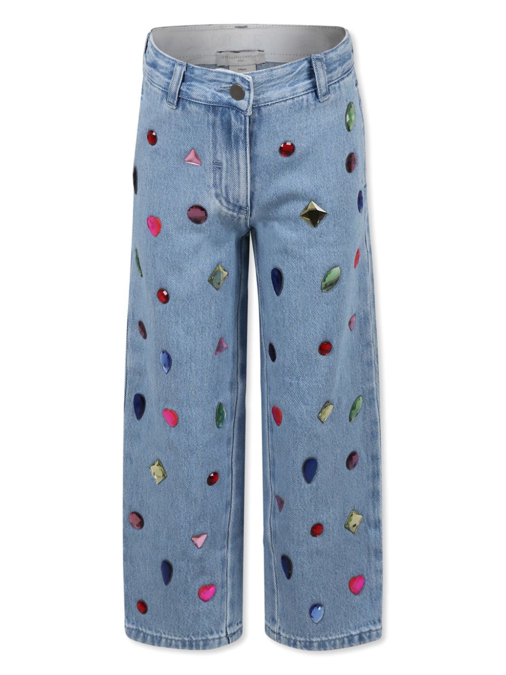 Stella McCartney Kids gem-embellished jeans - Blue