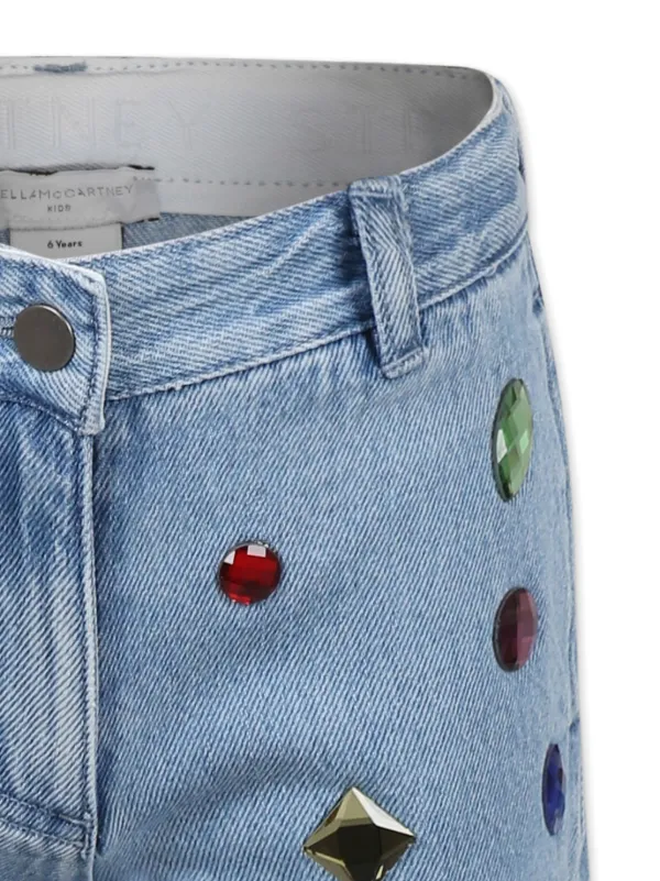 Stella McCartney Kids gem-embellished Jeans | Blue | FARFETCH