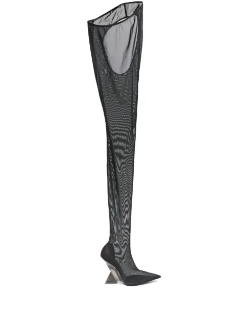 The Attico botas Cheopissima con tacón 105mm