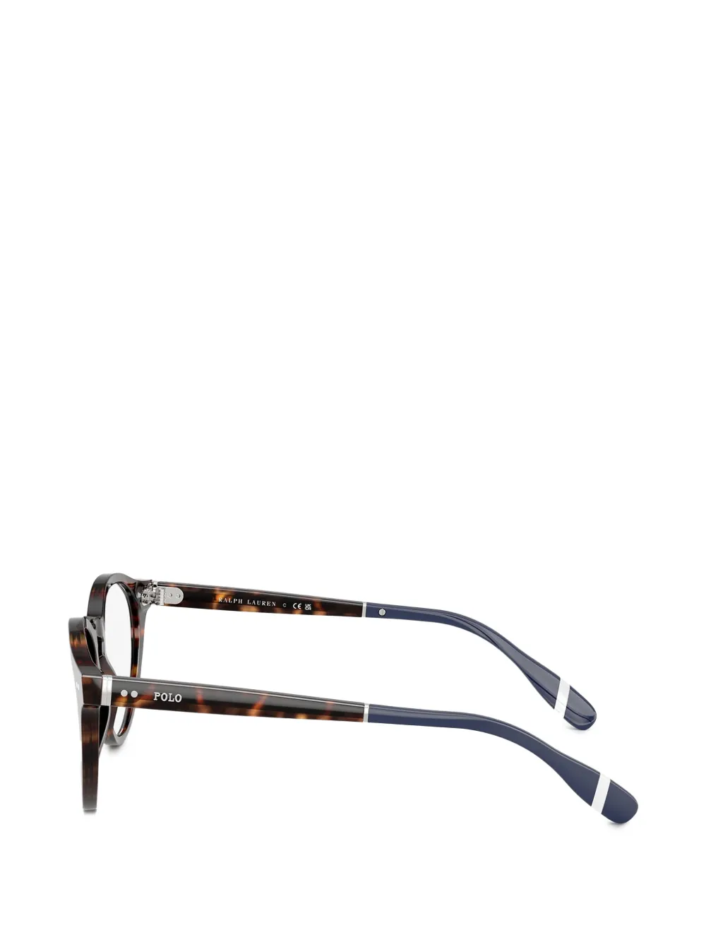 POLO RALPH LAUREN EYEWEAR Bril met rond montuur Bruin