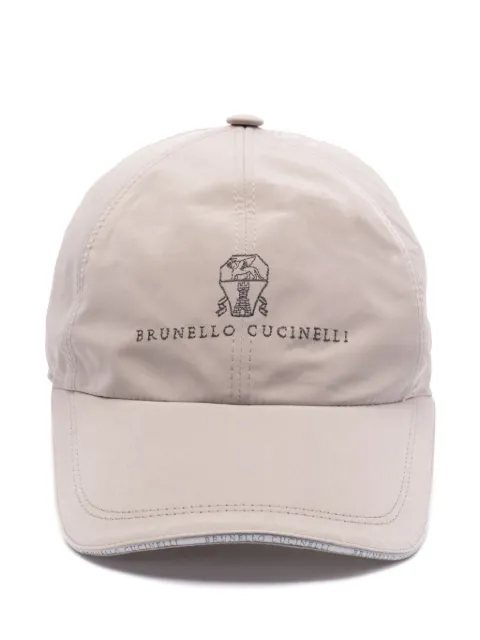 Brunello Cucinelli logo-embroidered cap