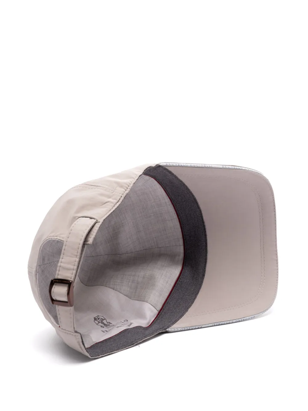 Brunello Cucinelli Pet met geborduurd logo Beige