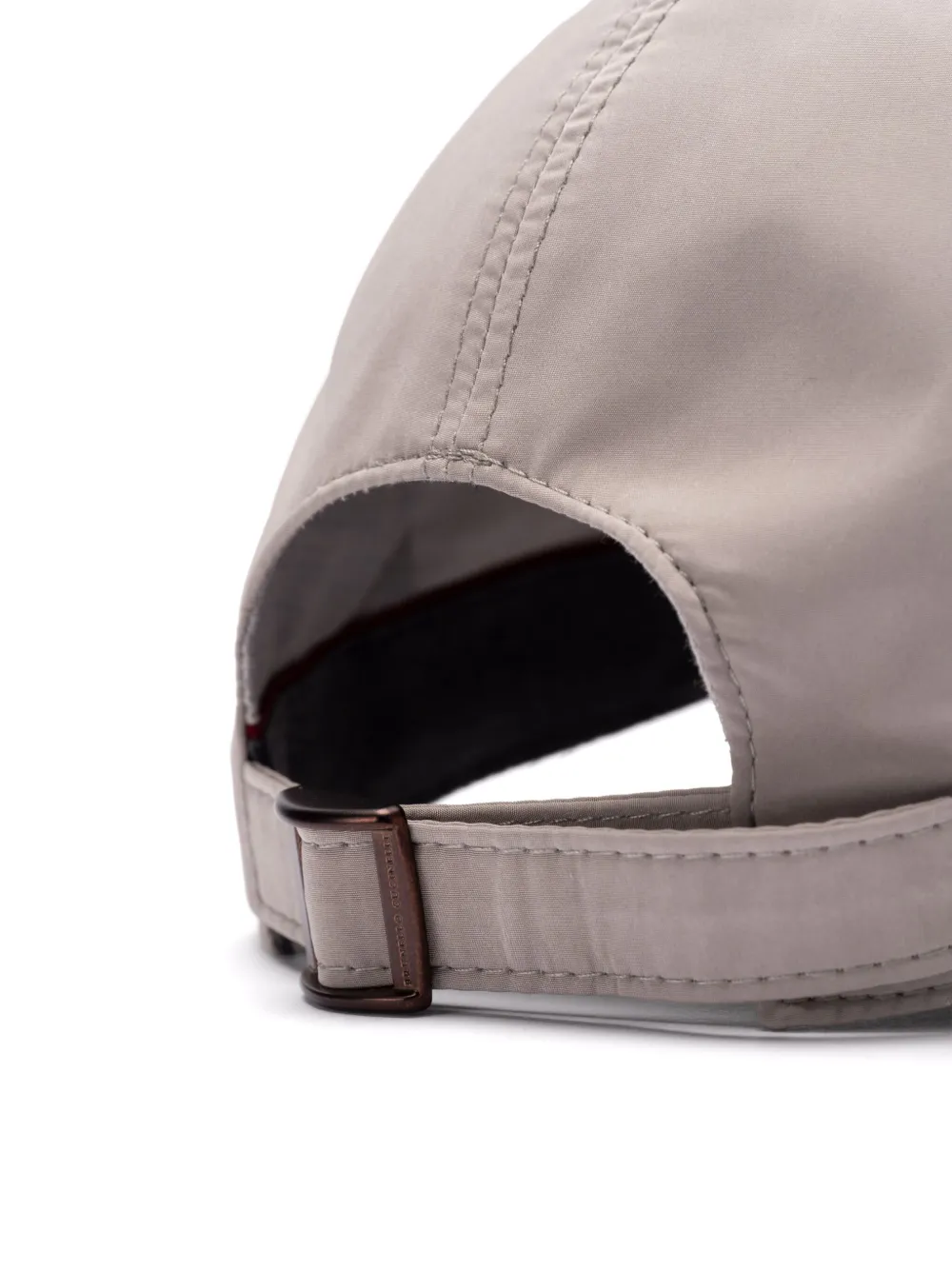 Brunello Cucinelli Pet met geborduurd logo Beige