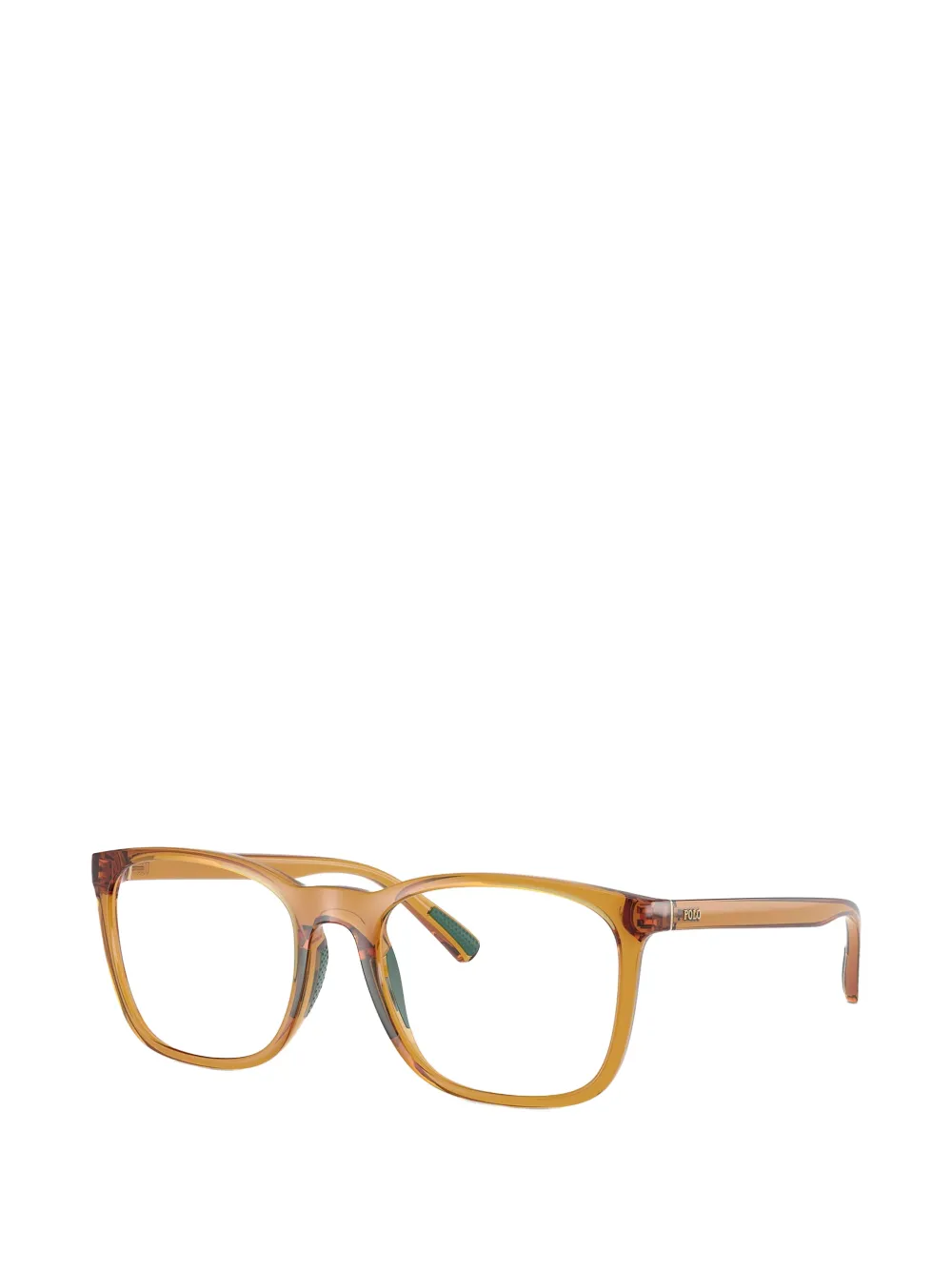 POLO RALPH LAUREN EYEWEAR Bril met rechthoekig montuur Bruin