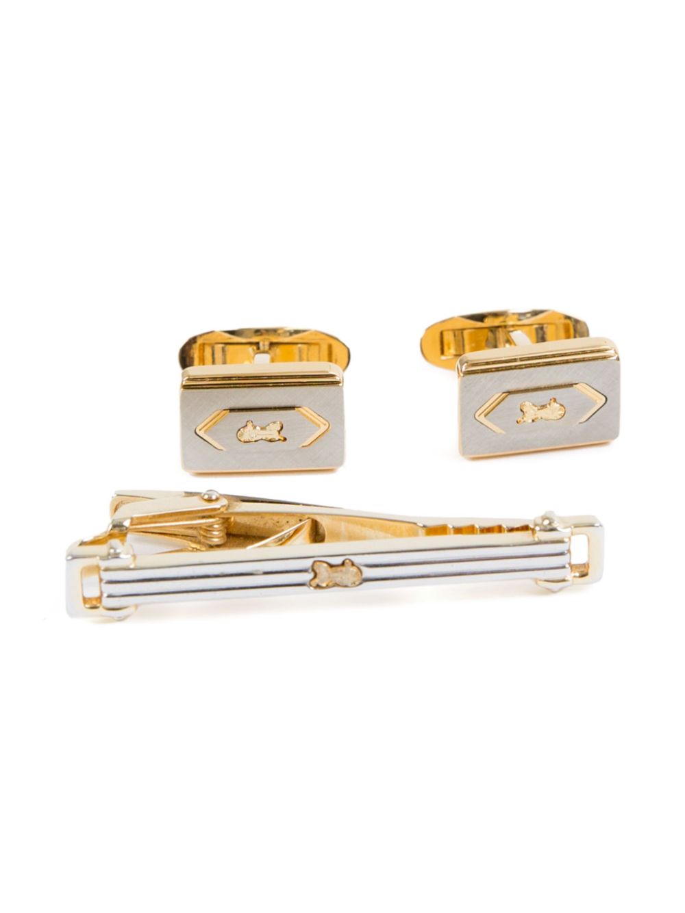 Céline Pre-Owned 1990s Horsebit cufflinks set - Zilver