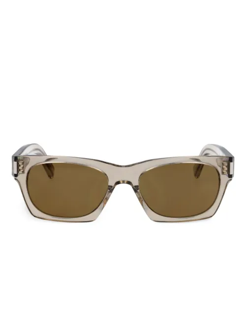 Lunettes de soleil SL402 à monture rectangulaire - Saint Laurent Eyewear - Modalova