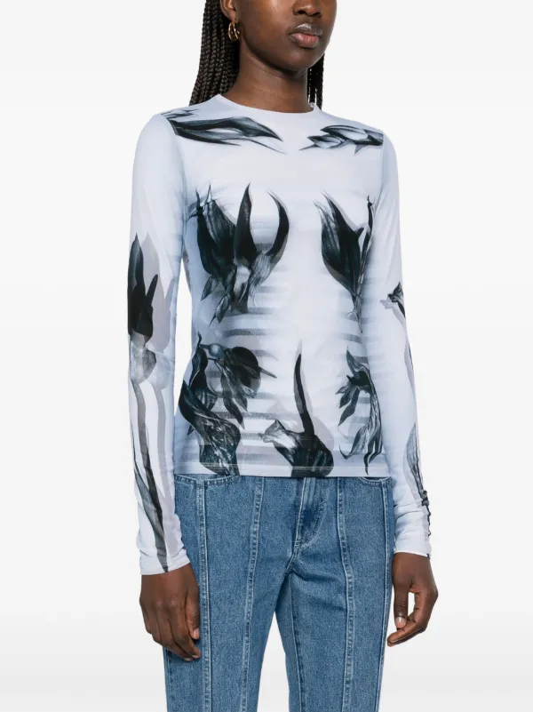 Jean Paul Gaultier The Flower Body Morphing Marinière T-shirt 