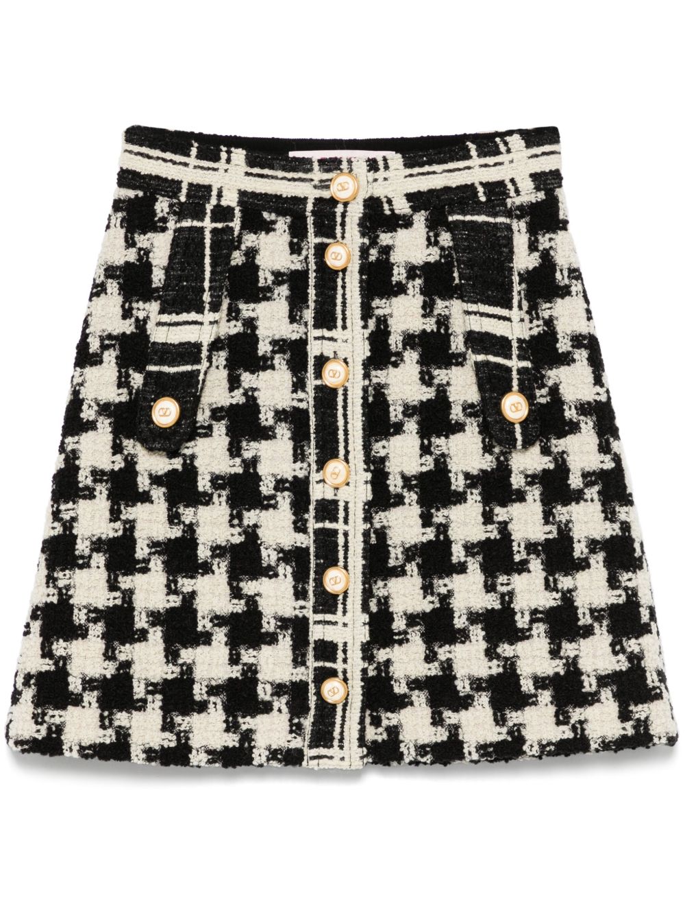 Valentino Garavani tweed mini skirt - White