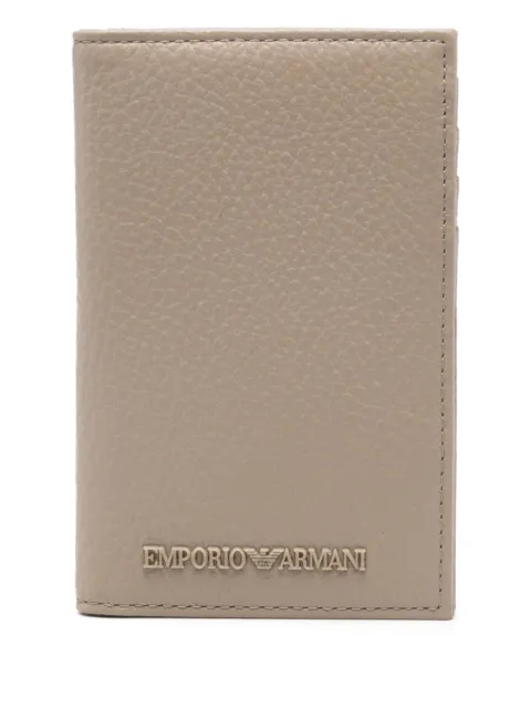Emporio Armani cartera con letras del logo