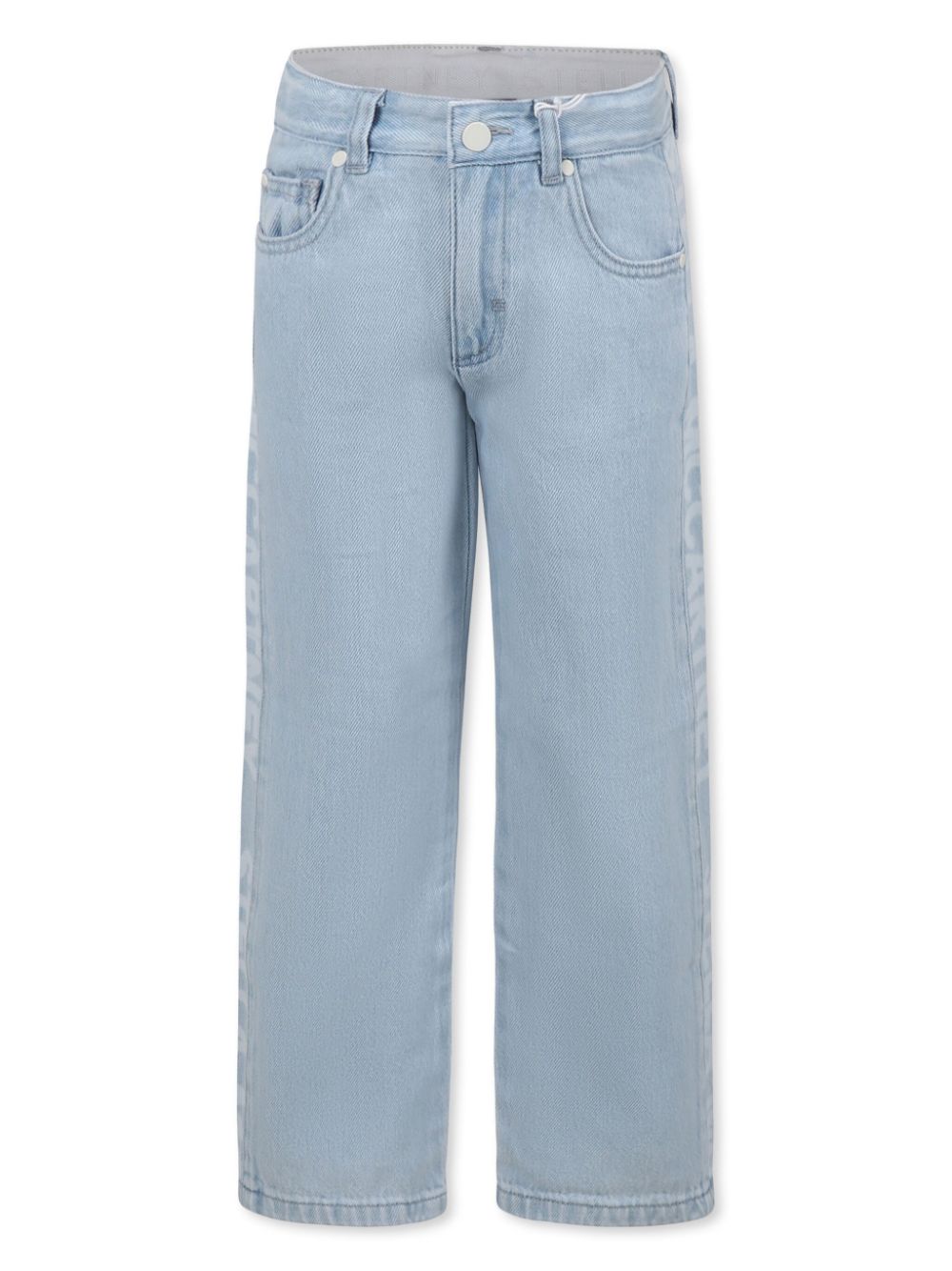 Stella McCartney Kids straight-leg jeans Blauw