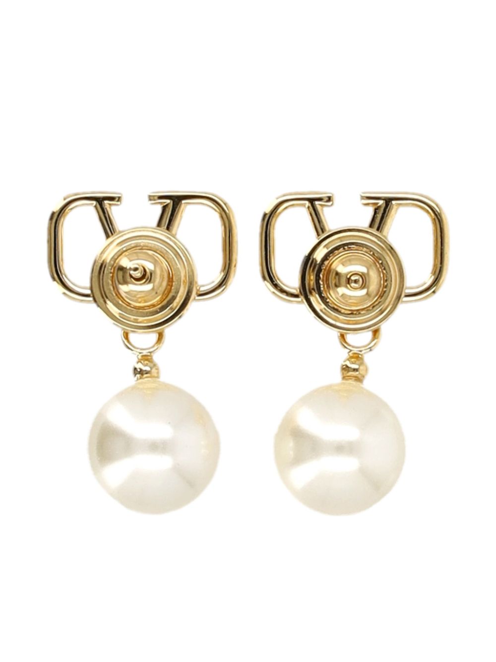 Valentino Garavani VLogo earrings - Goud