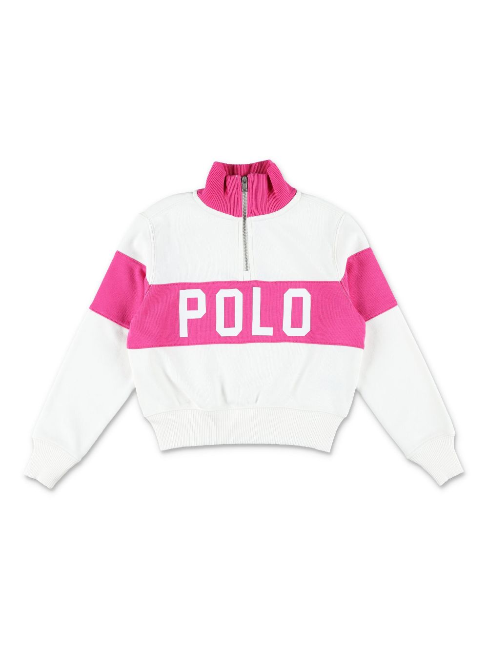 POLO RALPH LAUREN KIDS Gestreepte sweater Wit