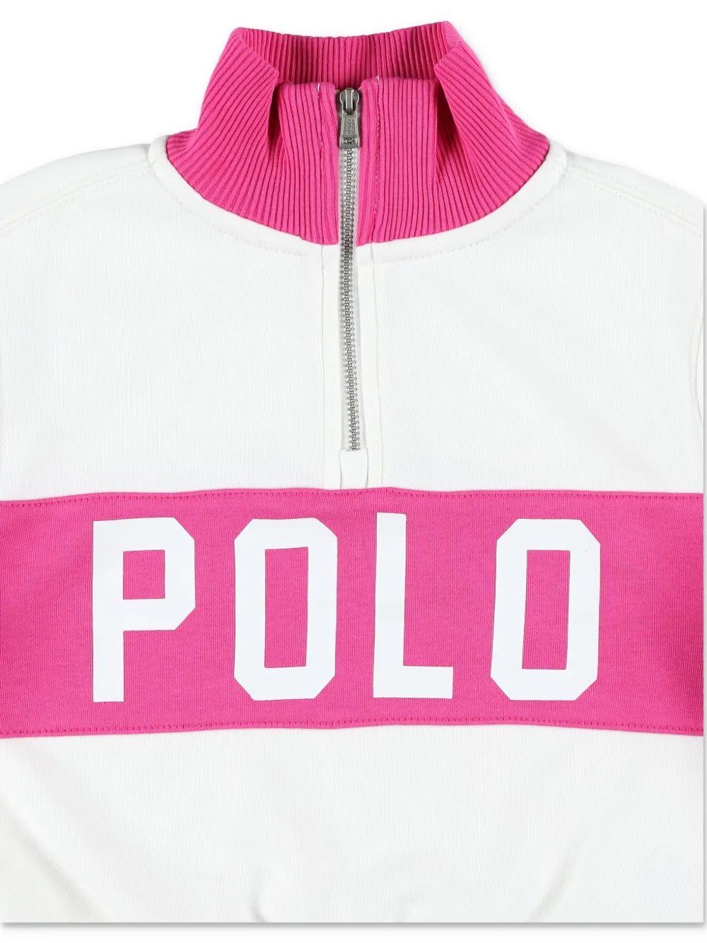 POLO RALPH LAUREN KIDS Gestreepte sweater Wit