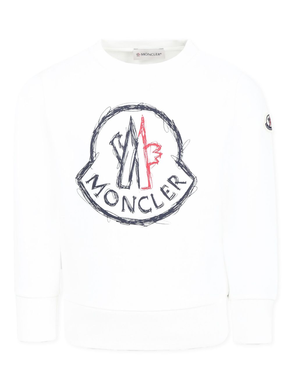 Moncler Enfant logo-print sweatshirt - White