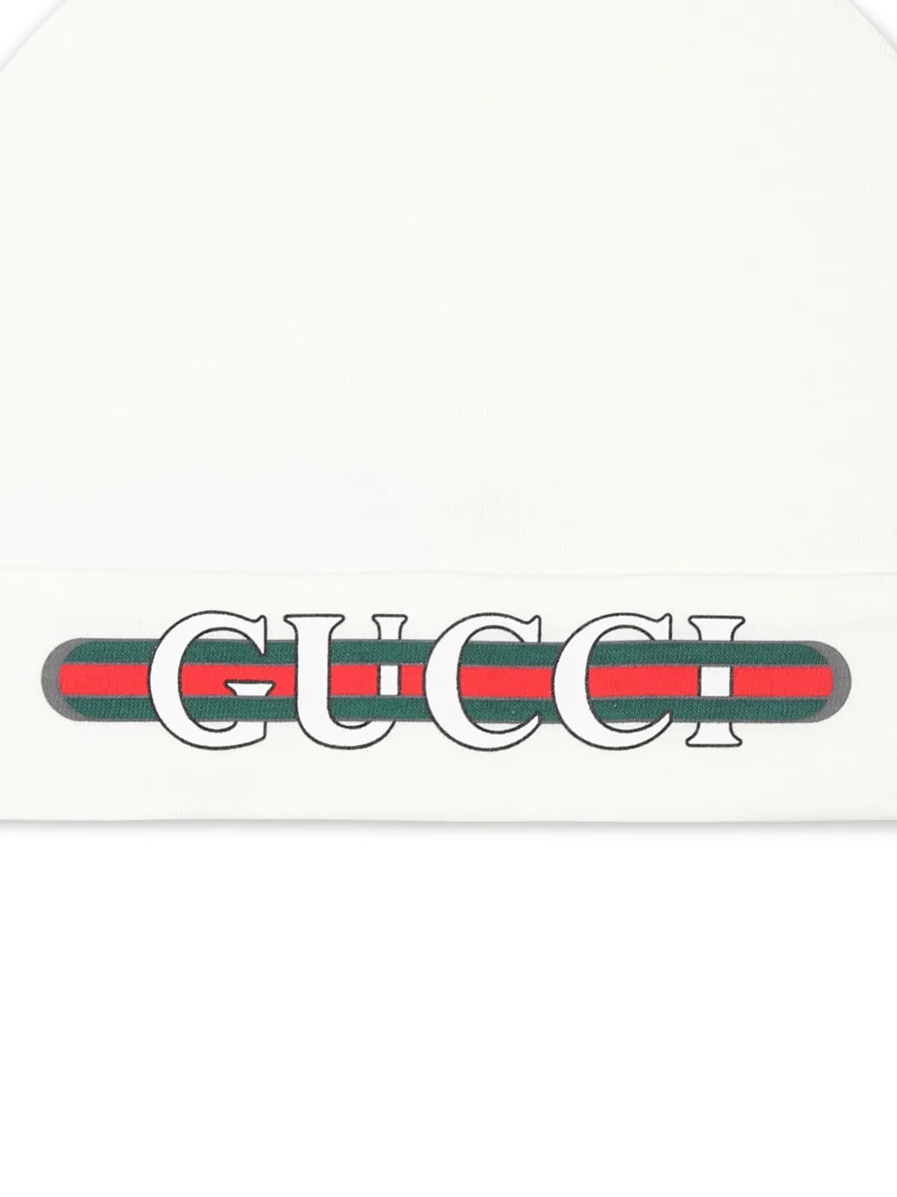 Gucci Kids Muts met logoprint Wit