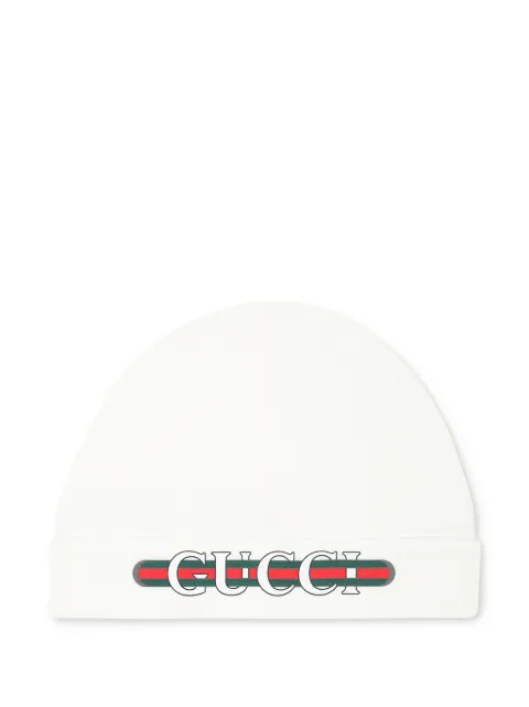 Gucci Kids logo-print beanie 