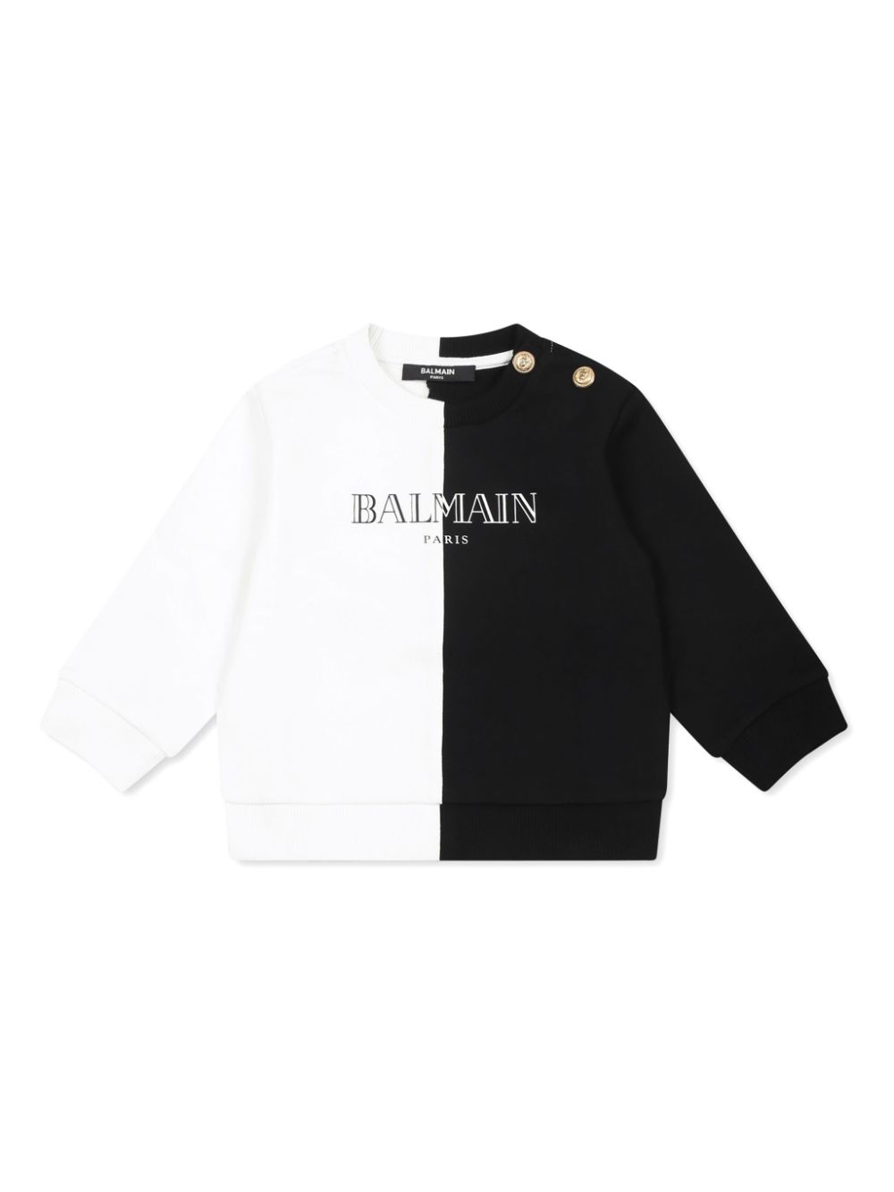 Balmain Kids logo-print sweatshirt - White