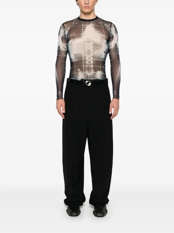 Jean Paul GAULTIER シースルーカットソー　ボーダー　黒 Jean Paul Gaultier - Jean Paul Gaultier | The Black